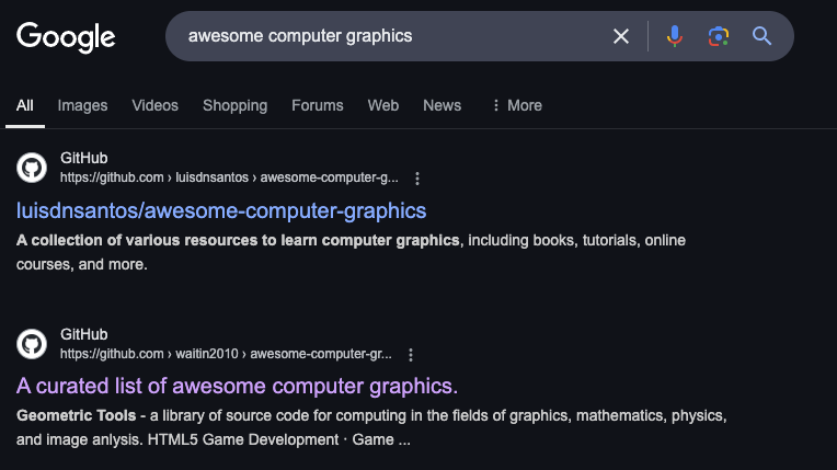 awesome computer graphics